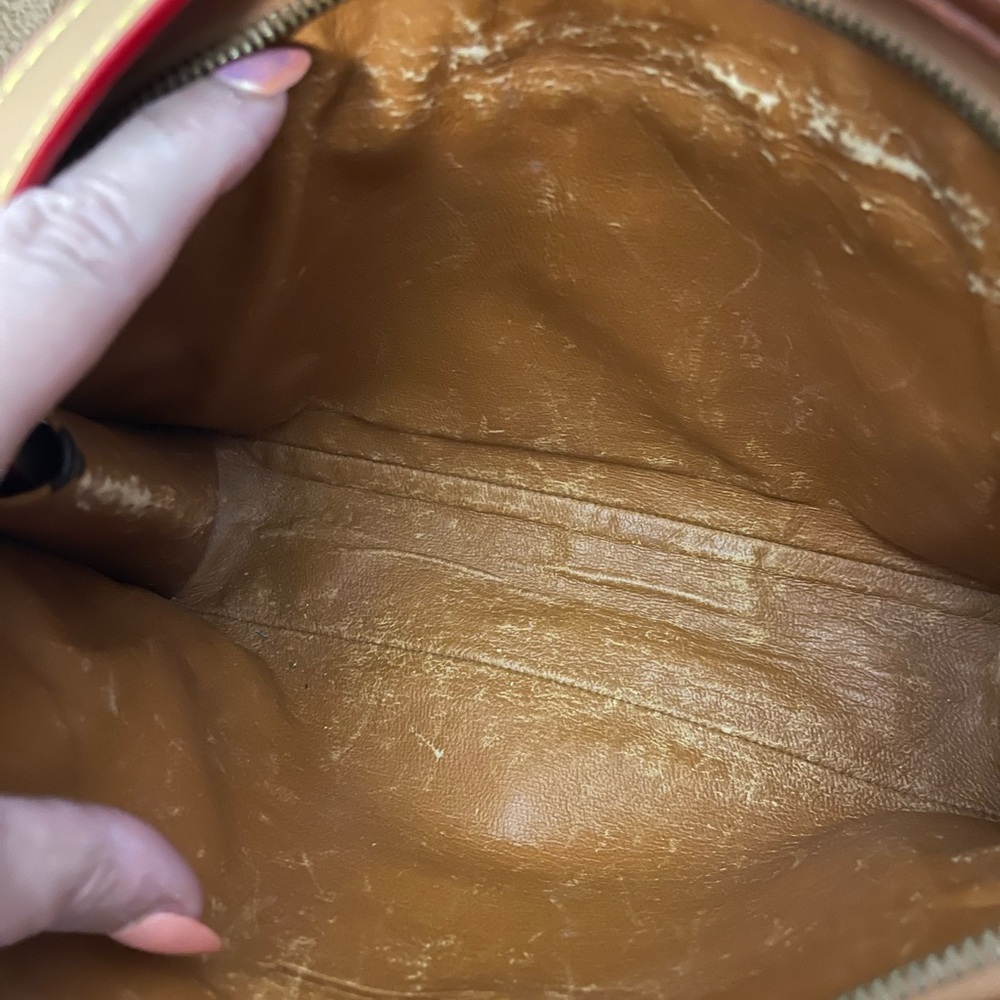 MCM cognac clutch travel bag - Picture 6 of 14
